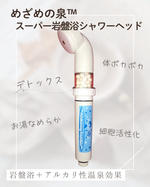 めざめの泉™－デトックス　スーパー岩盤浴シャワーヘッド－